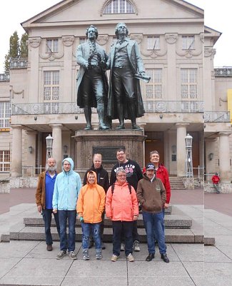 Goethe und wir - die Lebenshilfe lie&szlig; sich von Schiller und Goethe inspirieren (Foto: Nordth&uuml;ringer Lebenshilfe)