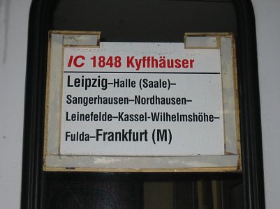 Jetzt ein IC nach Berlin (Foto: Wieninger)