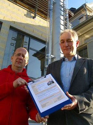 Pass f&uuml;r Baddel (Foto: nnz)