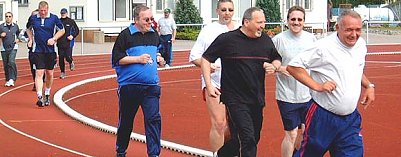 Auch Beamte k&ouml;nnen schwitzen (Foto: nnz)