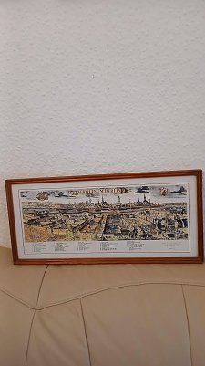 Alte Farblithographi von Berlin  (Foto: )