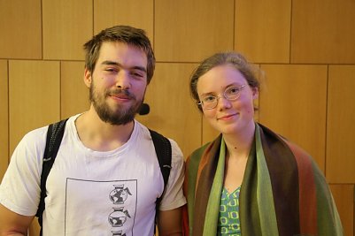 Jan und Rike engagieren sich bei "Extinction Rebellion" (Foto: Angelo Glashagel)