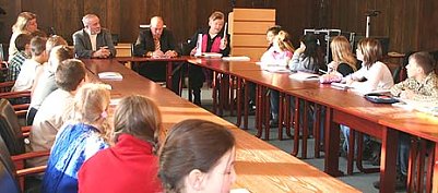 Neugierige im Landratsamt (Foto: nnz)