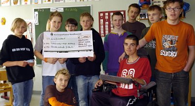 Spende f&uuml;rs Mittagessen (Foto: nnz)