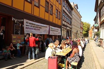 Essen der Kulturen in der Kurzen Meile (Foto: nnz-Archiv)