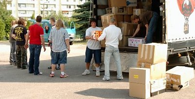Pakete gehen auf die Reise (Foto: nnz)