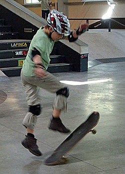 Kurse in Skatearena (Foto: Andy Flehming)