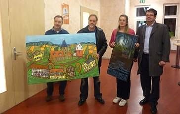 Kunst &uuml;bergeben (Foto: E. Kagelmacher)