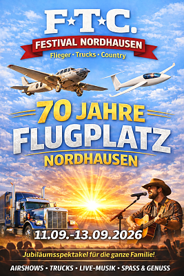 Das Trucker- und Countryfest soll zum Flugplatz-Jubil&auml;um zur&uuml;ckkommen (Foto: Medienhaus Heck)