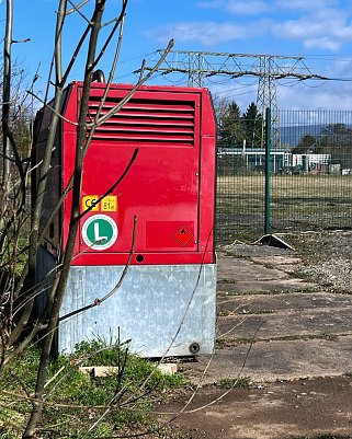Dieser Generator verursacht derzeit noch Ger&auml;usche.  (Foto: ssc)
