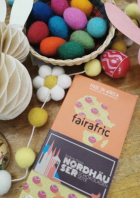 Fairtraide-Schokolade gibt es in Nordhausen zu kaufen. (Foto: Pressestelle Stadt Nordhausen)