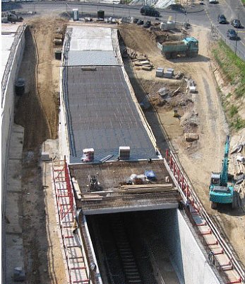 Br&uuml;cke bei Aschaffenburg (Foto: HABAU Heringen)