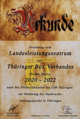 Bild: Urkunde
