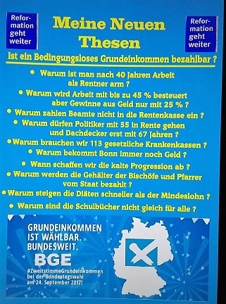 Bild: Zehn Thesen zum Grundeinkommen.