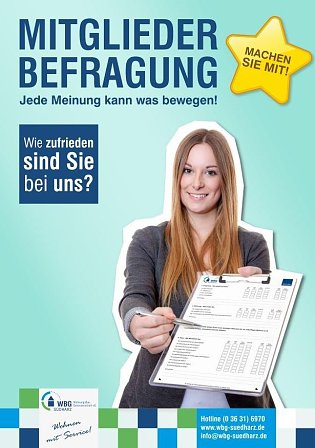 Bild: WBG S&uuml;dharz startet Mitgliederbefragung