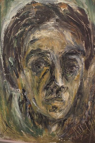 Bild: Phillip Oeser - Selbstportr&auml;t, &Ouml;l, 1949