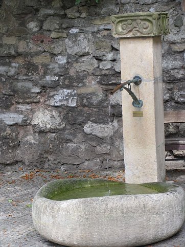Bild: Der Bauernbrunnen in der Nordh&auml;user Altstadt