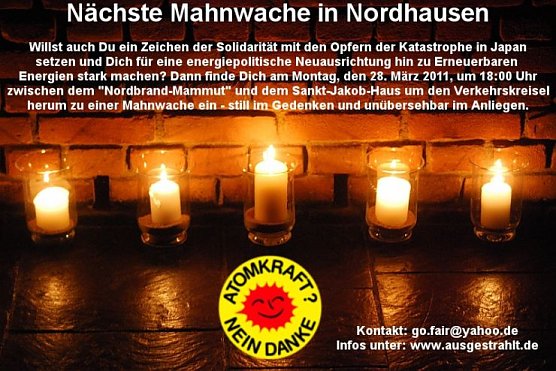 Mahnwache (Foto: nnz)