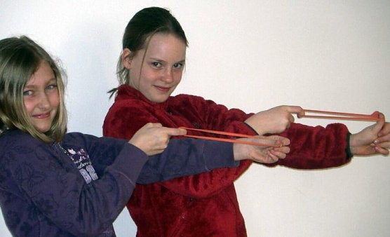 Nur richtig zielen (Foto: F. Tuschy)