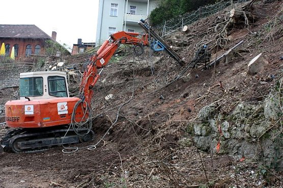 Gebohrt (Foto: I. Bergmann)
