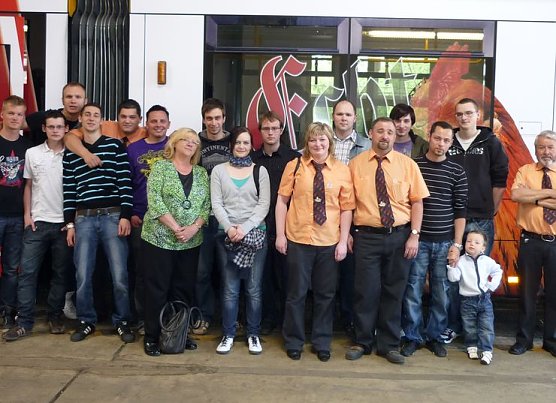 Besuch aus M&uuml;hlhausen (Foto: Stadtwerke Nordhausen)