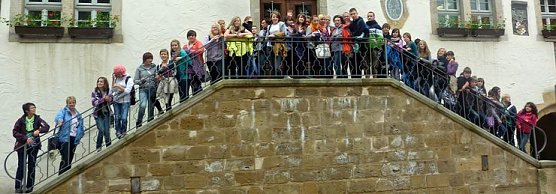 Besuch im Rathaus (Foto: E. Kagelmacher)