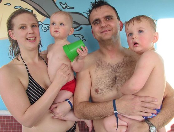 Vatertag in Familie (Foto: Badehaus)