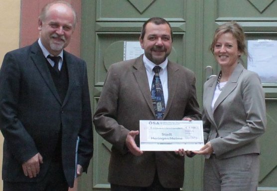 &Uuml;bergeben (Foto: privat)