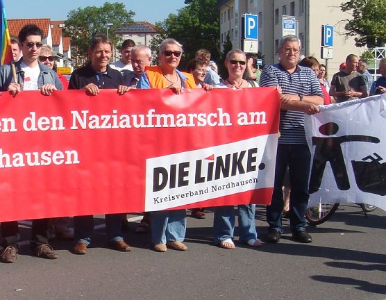 Gemeinsam verhindert (Foto: LINKE Nordhausen)