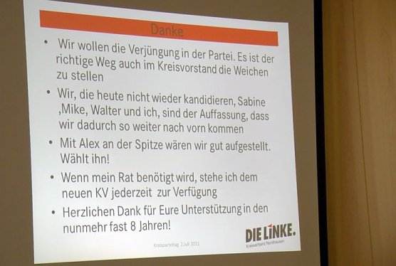 Richtung vorgegeben (Foto: J. Seifert) Richtung vorgegeben (Foto: J. Seifert)