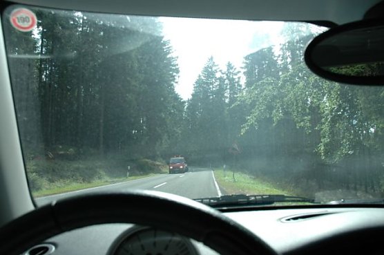 Blinde Scheibe (Foto: TÜV) Blinde Scheibe (Foto: TÜV)