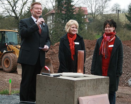 Grundstein gelegt (Foto: nnz) Grundstein gelegt (Foto: nnz)