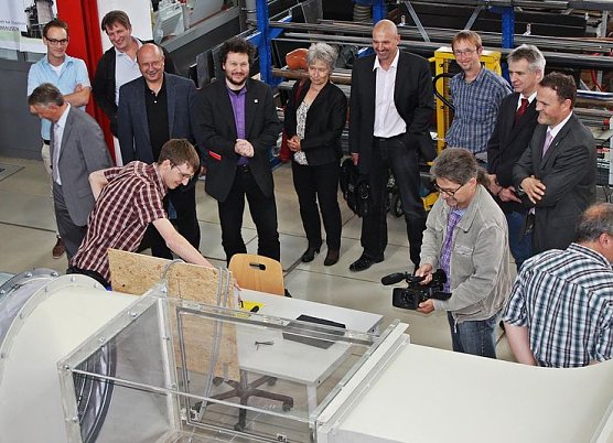 Linker Besuch in der FH (Foto: FHN) Linker Besuch in der FH (Foto: FHN)