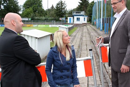 Ortstermin (Foto: P. Grabe)