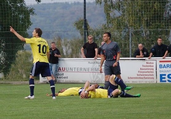 Kurz nach dem Zusammenprall (Foto: privat) Kurz nach dem Zusammenprall (Foto: privat)