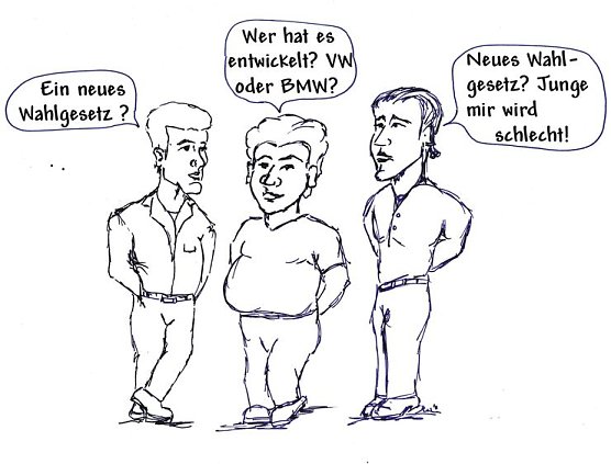Karikatur (Foto: H. Buntfu&szlig;)