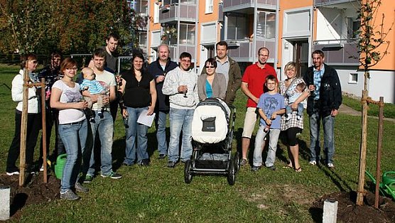 Spr&ouml;sslinge gepflanzt (Foto: WBG)