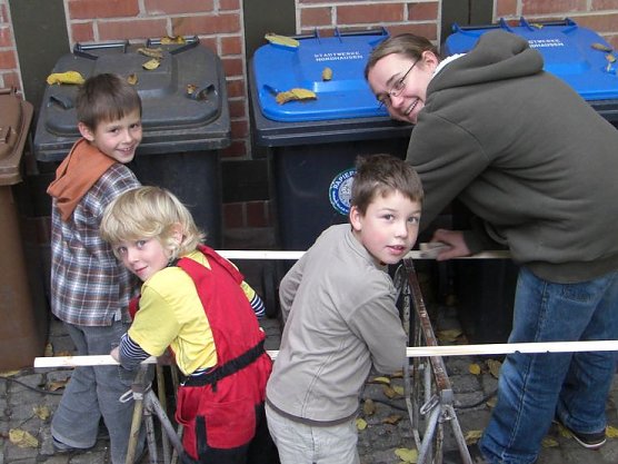 Vorbereitungen laufen (Foto: F. Tuschy)