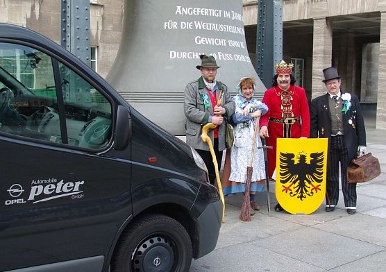 Zu Besuch bei Freunden (Foto: M. Garke)