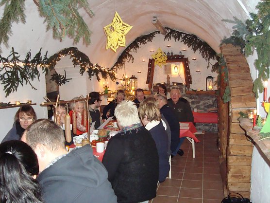 Bergweihnacht in der langen Wand (Foto: Wanderf&uuml;hrergruppe Ilfeld/Wiegersdorf e.V.)