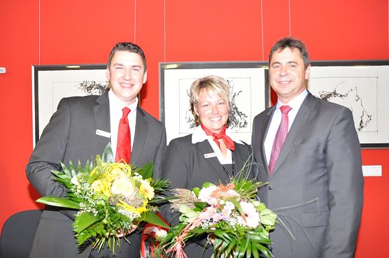 Von links: Uhlemann, Klapproth, KSK-Vorstand Asche (Foto: nnz)