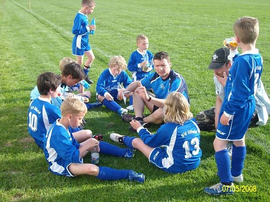 Ansage in der Pause (Foto: SV Ilfeld)