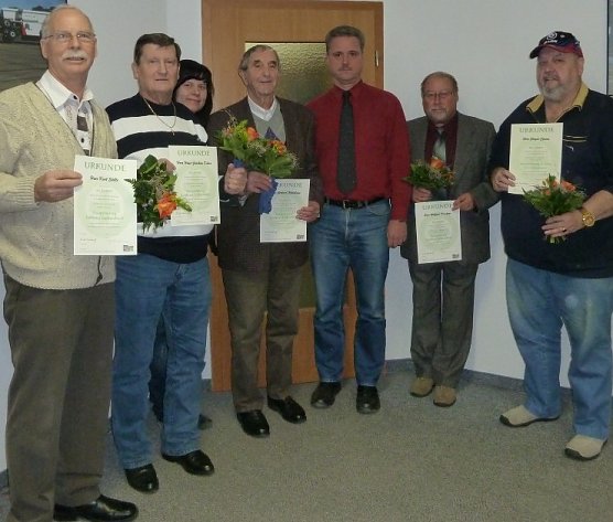 Bew&auml;hrte Kraftfahrer (Foto: Kreisverkehrswacht)