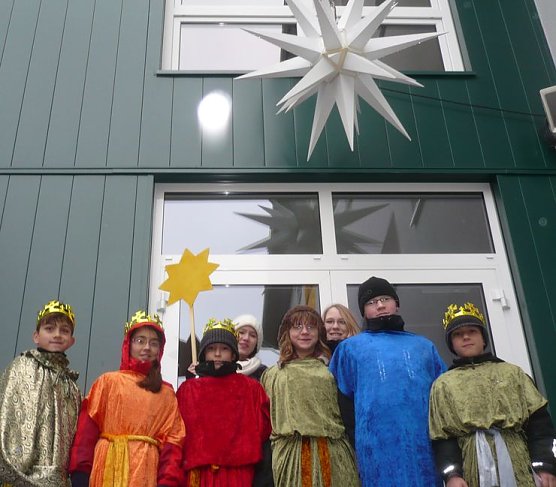 Sternsinger unterwegs (Foto: privat)