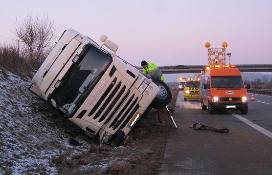 Umgefallen (Foto: Polizei)