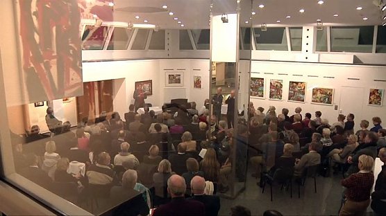 Martin Höfer stellt aus (Foto: nnz-tv) Martin Höfer stellt aus (Foto: nnz-tv)