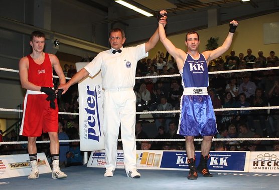 Gleich den ersten Kampf gewonnen (Foto: P. Grabe)