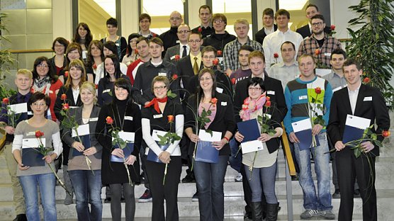 Begabtenförderung - Stipendium von der IHK (Foto: IHK Erfurt) Begabtenförderung - Stipendium von der IHK (Foto: IHK Erfurt)