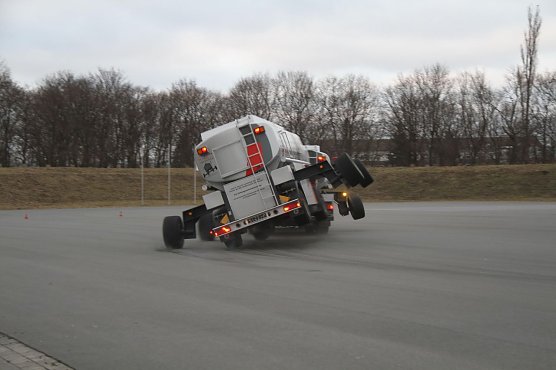 Beinahe umgekippt (Foto: M. Garke)