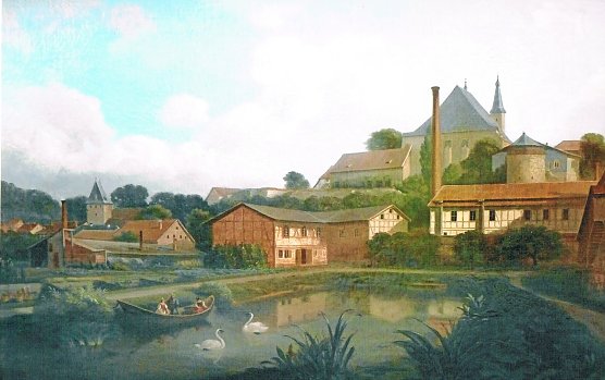 Das Gemälde von Eichler (Foto: privat) Das Gemälde von Eichler (Foto: privat)